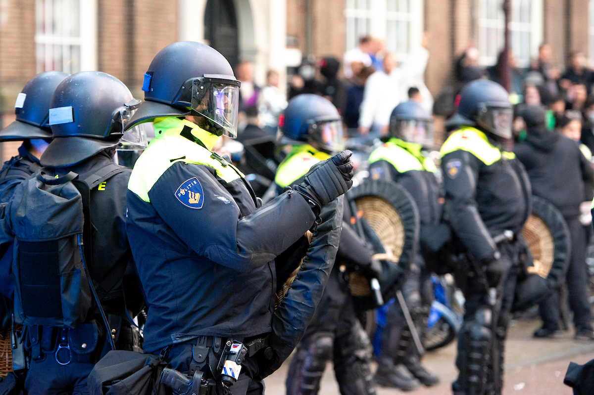 Police officers on assignment — Nick Gammon videojournalism